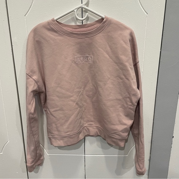 Aeropostale Light Pink Crewneck Sweatshirt - Picture 1 of 11